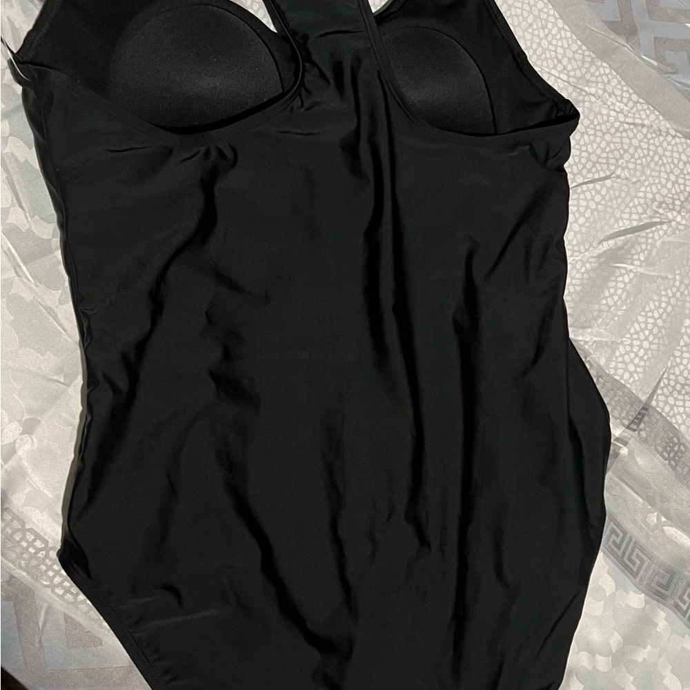 BRAND NEW -Nicole Miller Women’s Racer Back Bathing Suit. Size 2X. NWT - Picture 5 of 8